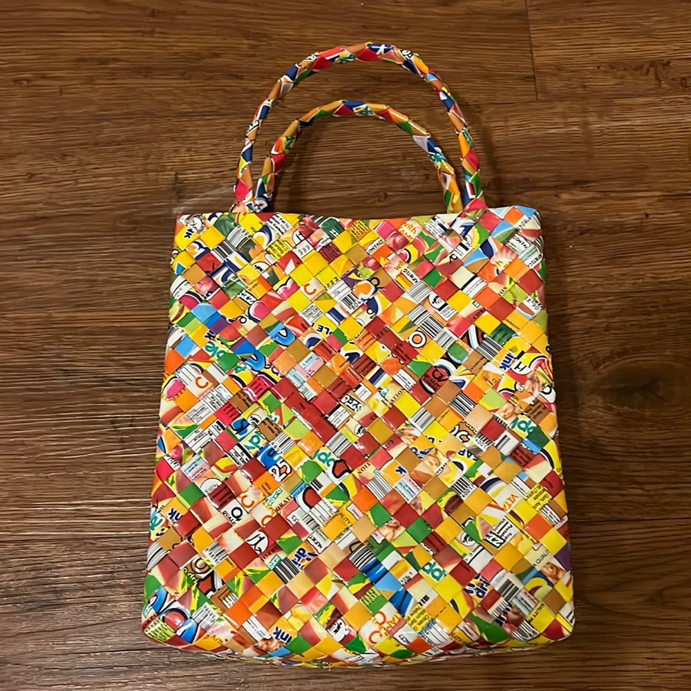 Upcycled Wrapper Tote